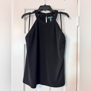 Ralph Lauren Black Halter Neck Tank